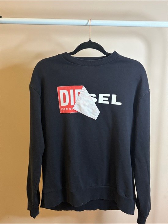 Diesel Sweaters - Diesel Sweatshirt | Size Small | 100% Cotton |